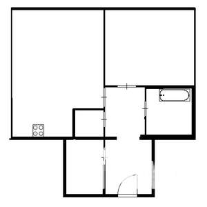 1-к квартира, на длительный срок, 74м2, 3/5 этаж
