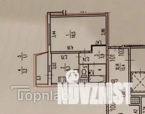 1-к квартира, на длительный срок, 35м2, 9/16 этаж