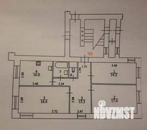 3-к квартира, на длительный срок, 77м2, 1/5 этаж