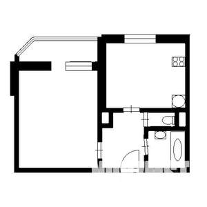 1-к квартира, на длительный срок, 36м2, 3/12 этаж