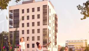 Студия квартира, на длительный срок, 23м2, 6/7 этаж