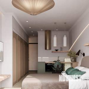 Студия квартира, на длительный срок, 27м2, 2/9 этаж