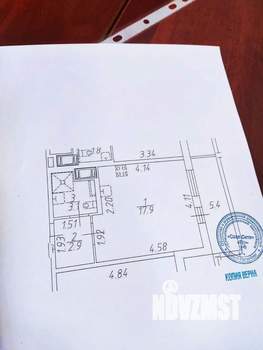 Студия квартира, на длительный срок, 24м2, 9/14 этаж
