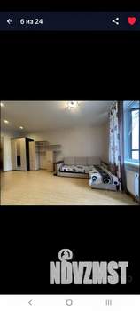 Студия квартира, на длительный срок, 28м2, 4/24 этаж