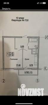 1-к квартира, вторичка, 38м2, 10/25 этаж
