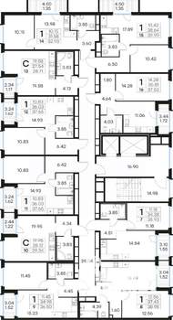 1-к квартира, вторичка, 39м2, 2/15 этаж