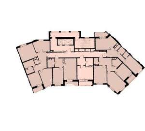 2-к квартира, строящийся дом, 68м2, 4/12 этаж