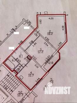 2-к квартира, вторичка, 53м2, 13/17 этаж