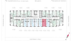Студия квартира, вторичка, 21м2, 2/21 этаж