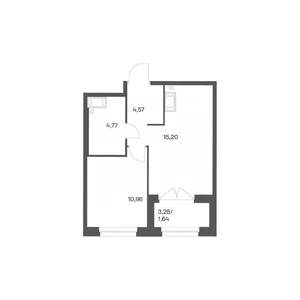 1-к квартира, вторичка, 37м2, 3/24 этаж