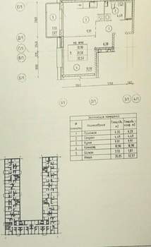 1-к квартира, вторичка, 32м2, 2/6 этаж