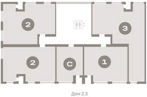 3-к квартира, вторичка, 90м2, 3/17 этаж