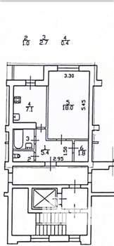 1-к квартира, вторичка, 36м2, 8/9 этаж