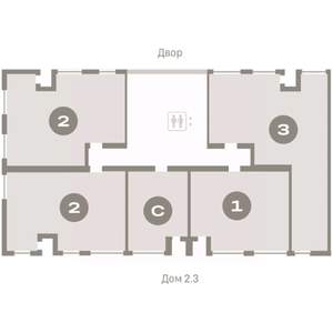 3-к квартира, вторичка, 91м2, 3/7 этаж
