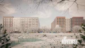 1-к квартира, строящийся дом, 35м2, 4/9 этаж