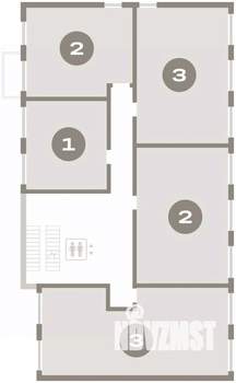 3-к квартира, вторичка, 82м2, 5/8 этаж
