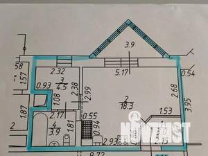 Студия квартира, вторичка, 30м2, 14/22 этаж