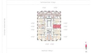 Студия квартира, вторичка, 24м2, 3/12 этаж