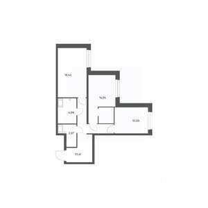 2-к квартира, вторичка, 62м2, 11/24 этаж