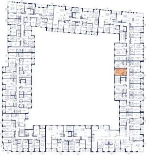Студия квартира, вторичка, 25м2, 4/4 этаж