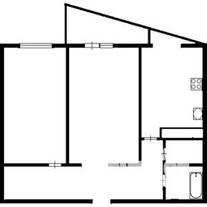 2-к квартира, вторичка, 51м2, 21/24 этаж