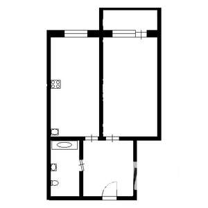 1-к квартира, вторичка, 38м2, 10/25 этаж