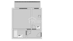 1-к квартира, вторичка, 33м2, 14/25 этаж