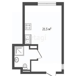 Студия квартира, вторичка, 26м2, 10/10 этаж