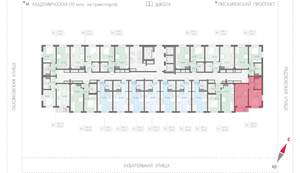 1-к квартира, вторичка, 33м2, 4/21 этаж