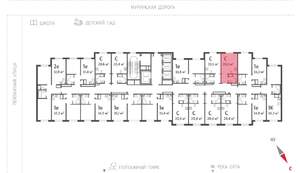 Студия квартира, вторичка, 21м2, 6/22 этаж