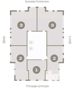 2-к квартира, вторичка, 84м2, 15/15 этаж
