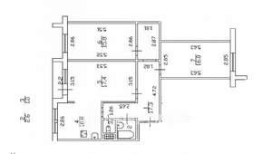 3-к квартира, вторичка, 81м2, 6/10 этаж