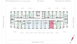Студия квартира, вторичка, 21м2, 2/21 этаж