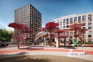 1-к квартира, строящийся дом, 34м2, 7/15 этаж