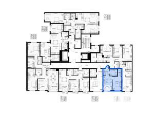 1-к квартира, вторичка, 33м2, 4/6 этаж