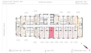 Студия квартира, вторичка, 21м2, 16/24 этаж