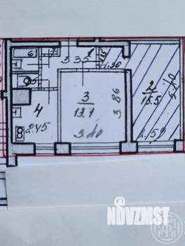 2-к квартира, вторичка, 44м2, 9/12 этаж