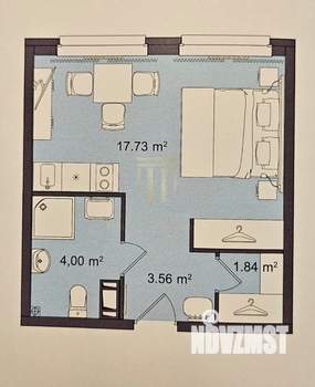 Студия квартира, вторичка, 27м2, 6/29 этаж