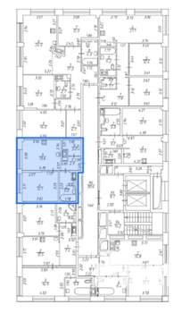 1-к квартира, вторичка, 37м2, 16/19 этаж