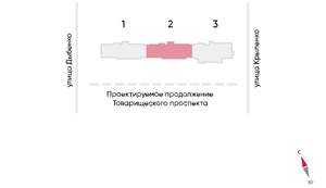 2-к квартира, вторичка, 58м2, 11/21 этаж