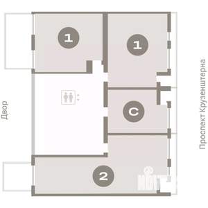 Студия квартира, вторичка, 35м2, 2/7 этаж