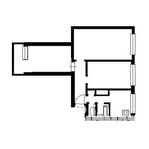 3-к квартира, вторичка, 60м2, 1/9 этаж