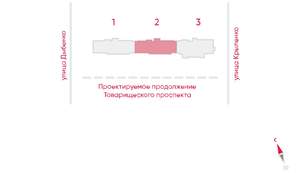 1-к квартира, вторичка, 35м2, 11/21 этаж