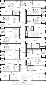 1-к квартира, вторичка, 37м2, 2/15 этаж