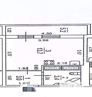 Студия квартира, вторичка, 20м2, 5/23 этаж