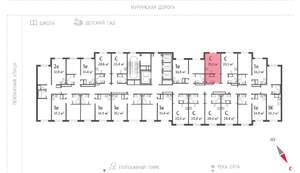 Студия квартира, вторичка, 21м2, 6/22 этаж