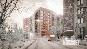 2-к квартира, строящийся дом, 65м2, 3/9 этаж