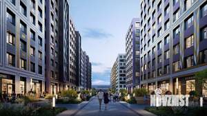 2-к квартира, строящийся дом, 72м2, 6/10 этаж