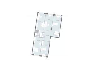 4-к квартира, вторичка, 116м2, 3/8 этаж