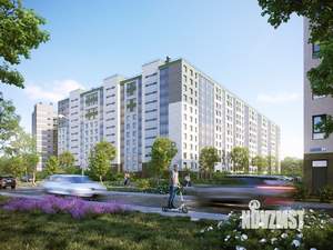 1-к квартира, строящийся дом, 43м2, 8/12 этаж